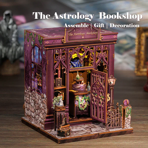 Astrology Bookshop – DIY Miniature Book Nook Kit - Image 3