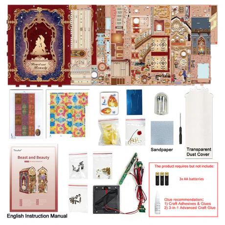 Beast & Beauty – DIY Book Nook Kit - Image 8