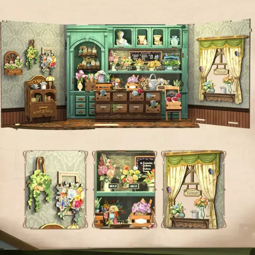 Blossom Florists Max – DIY Book Nook Kit - Image 5