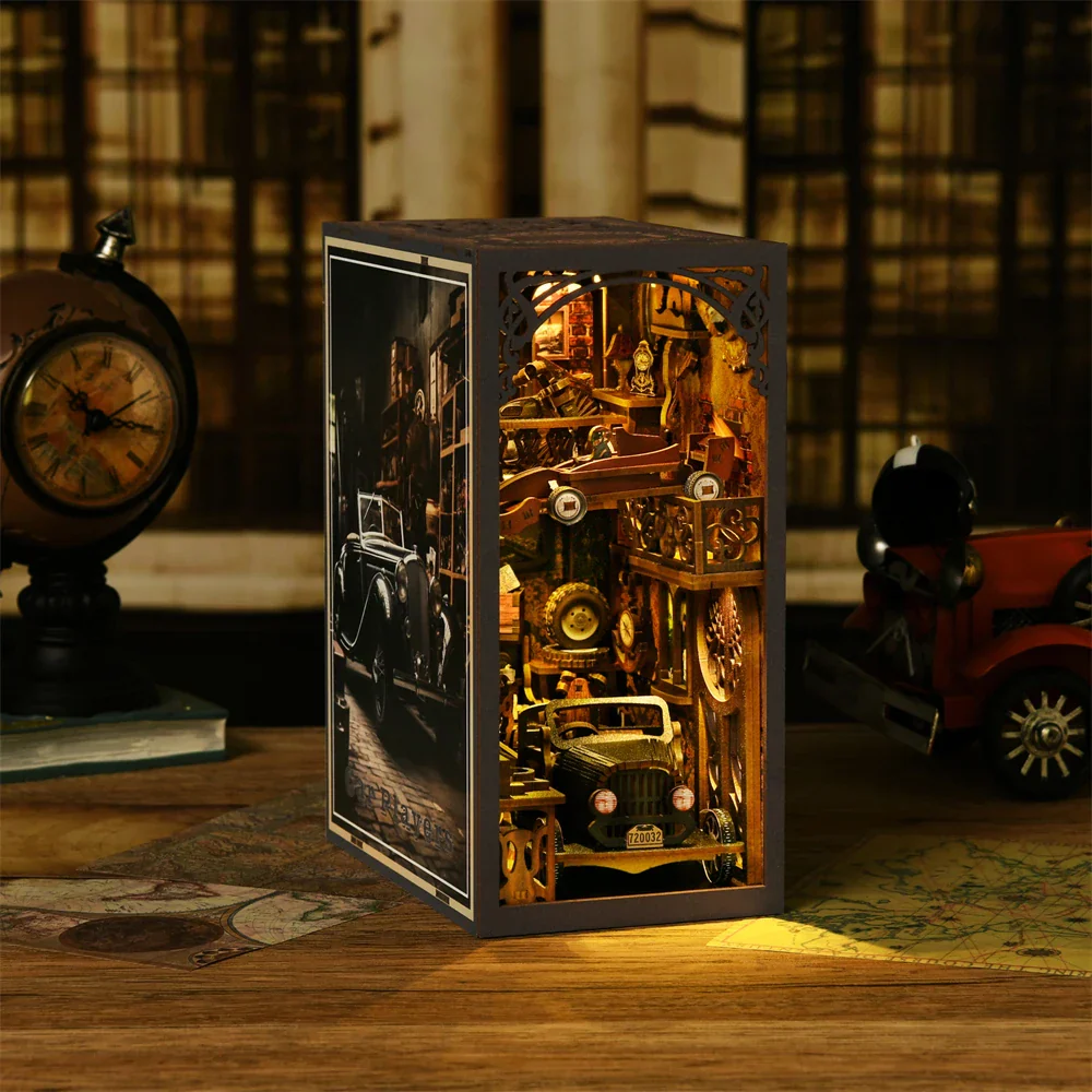 Car Players DIY Wooden Book Nook Kit - Image 9