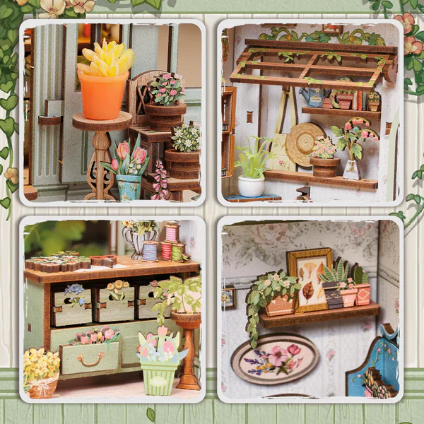 Champs Fleuris – DIY Miniature Book Nook Kit - Image 5