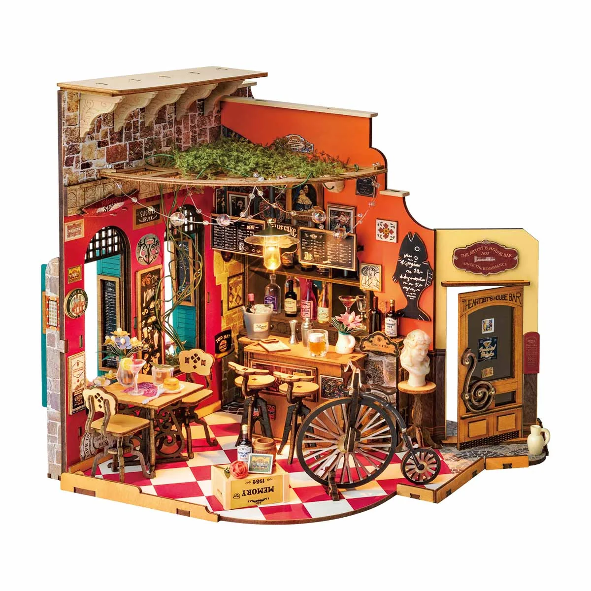 Cheers Bar – DIY Book Nook Kit - Image 3