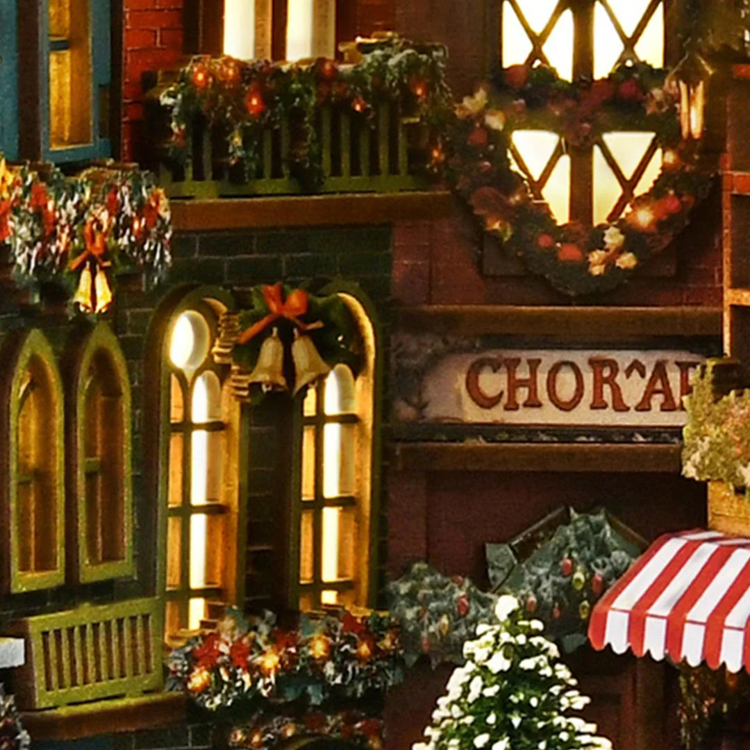 Christmas Corner – DIY Wooden Book Nook Shelf Insert - Image 4