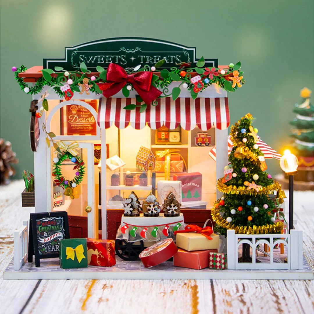 Christmas Sweets & Treats Shop – DIY Miniature House Kit - Image 6