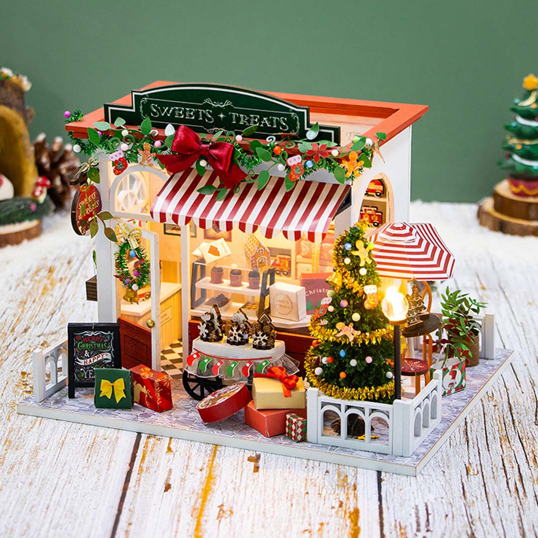 Christmas Sweets & Treats Shop – DIY Miniature House Kit - Image 7