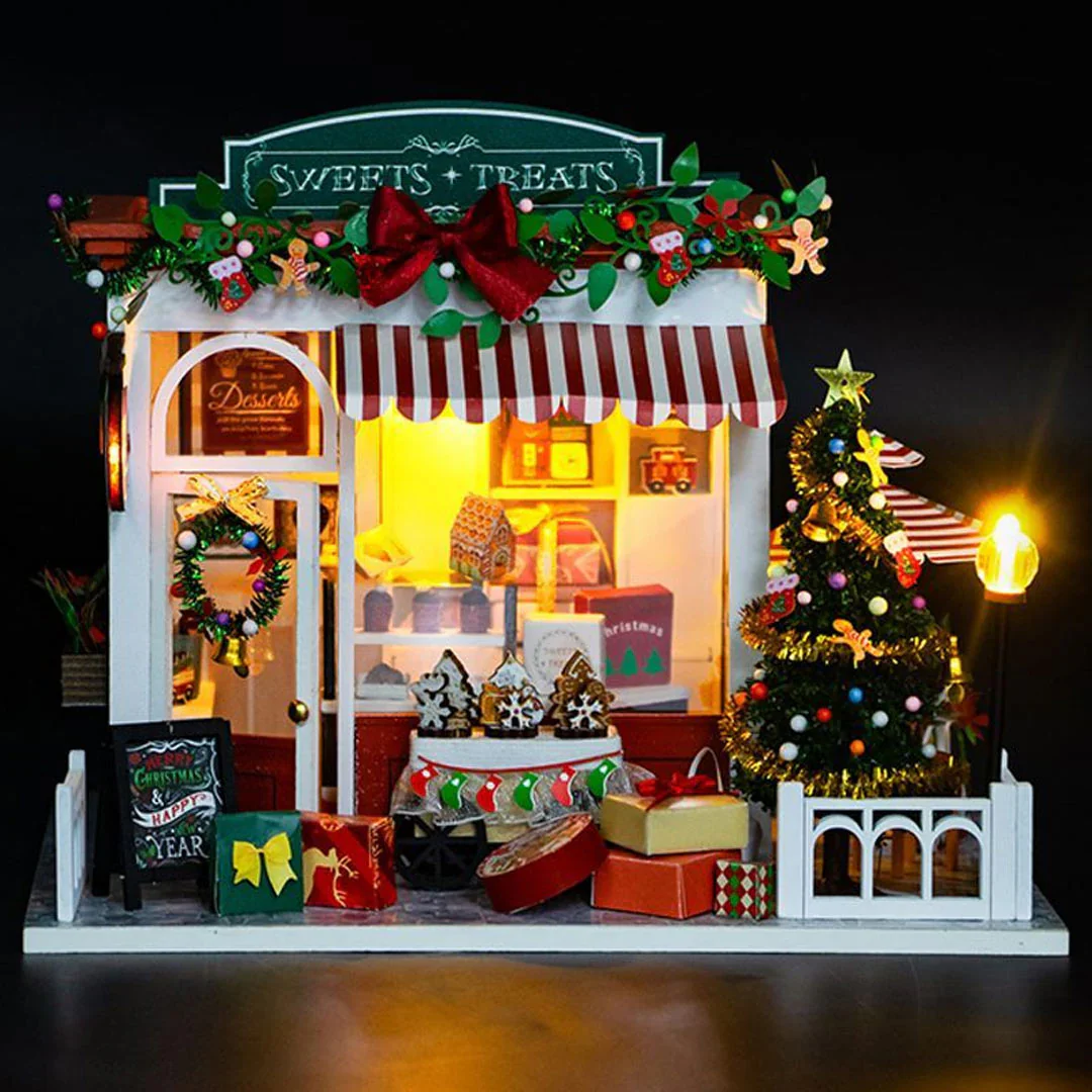 Christmas Sweets & Treats Shop – DIY Miniature House Kit - Image 9