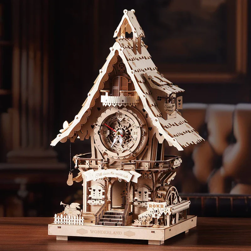 Cuckoo Clock Mechanical 3D Wooden Puzzle - Image 3