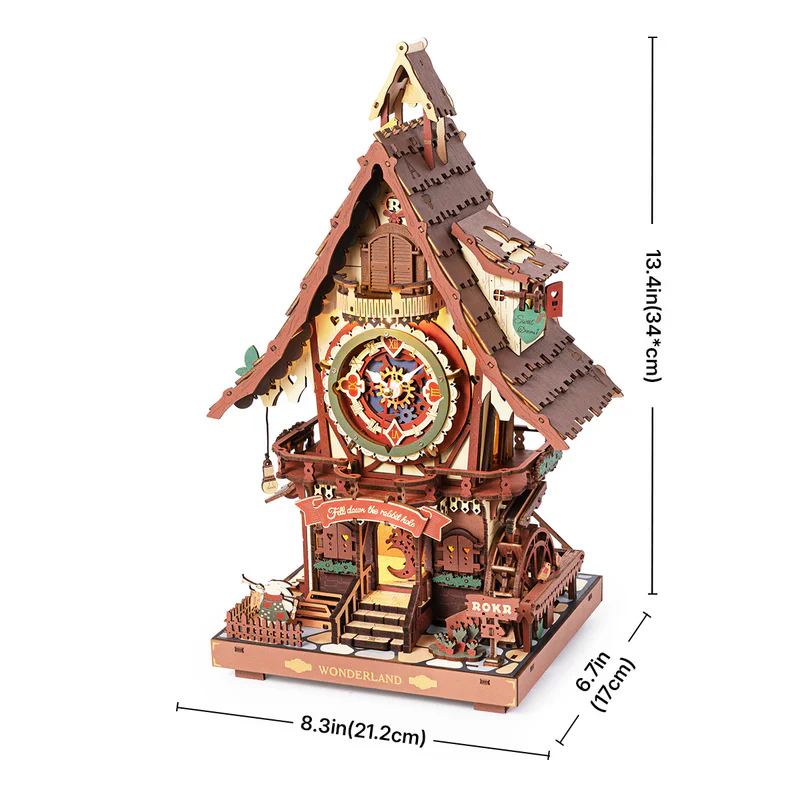 Cuckoo Clock Mechanical 3D Wooden Puzzle - Image 6