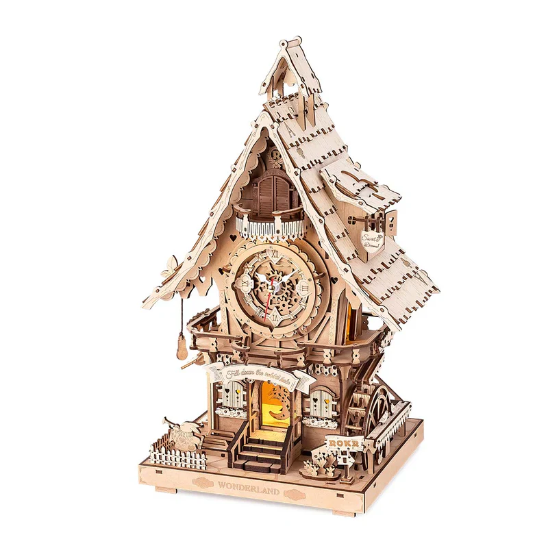 Cuckoo Clock Mechanical 3D Wooden Puzzle - Image 8