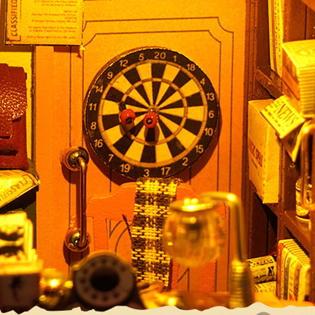 Detective Agency DIY Book Nook Shelf Insert - Image 12