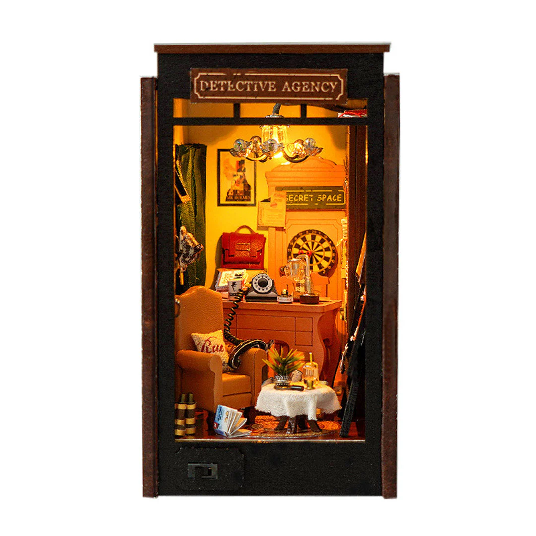 Detective Agency DIY Book Nook Shelf Insert - Image 20