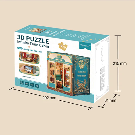 European Travels – Infinity Train Cabin Book Nook Kit - Image 9