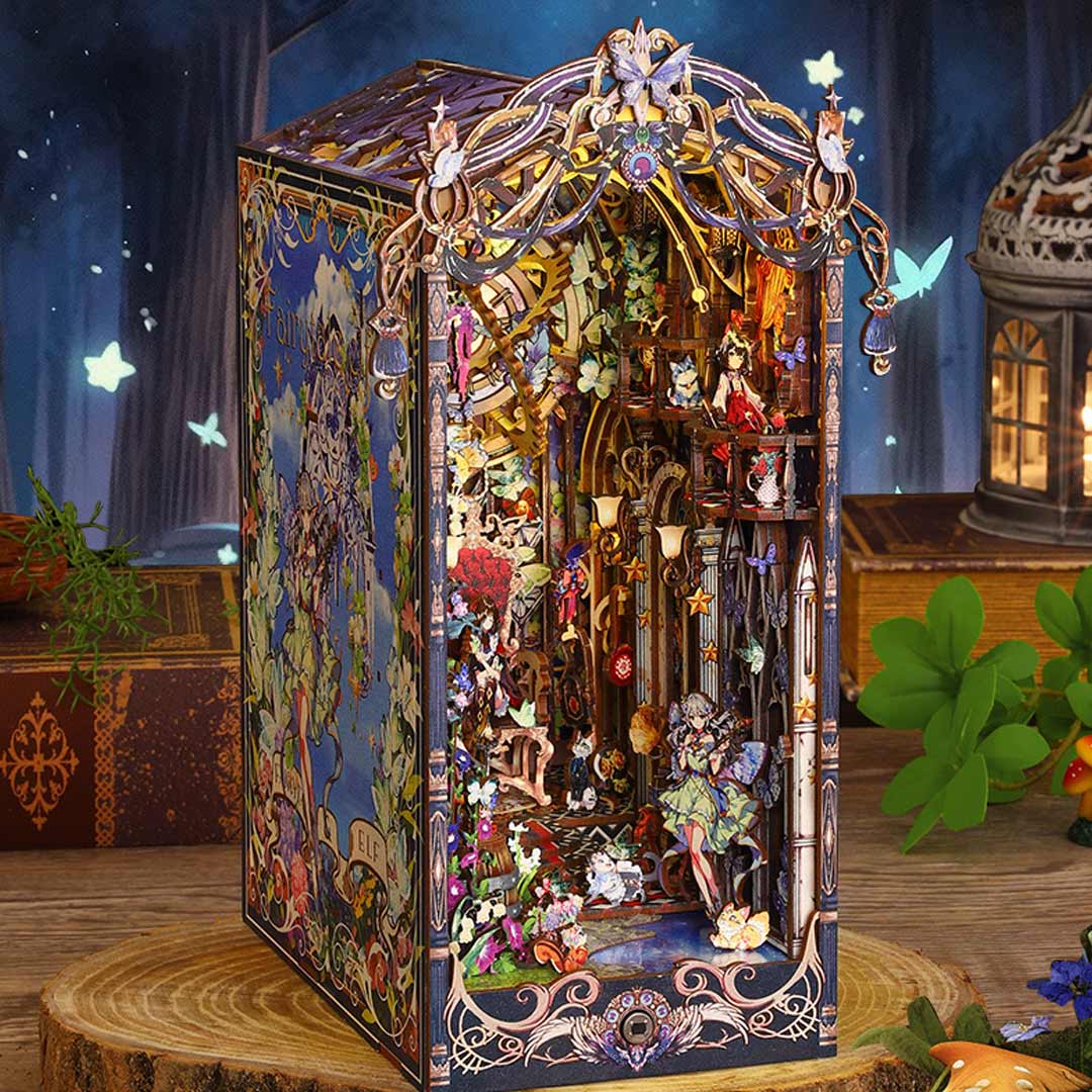 Fairytale Elf DIY Book Nook Shelf Insert - Image 11