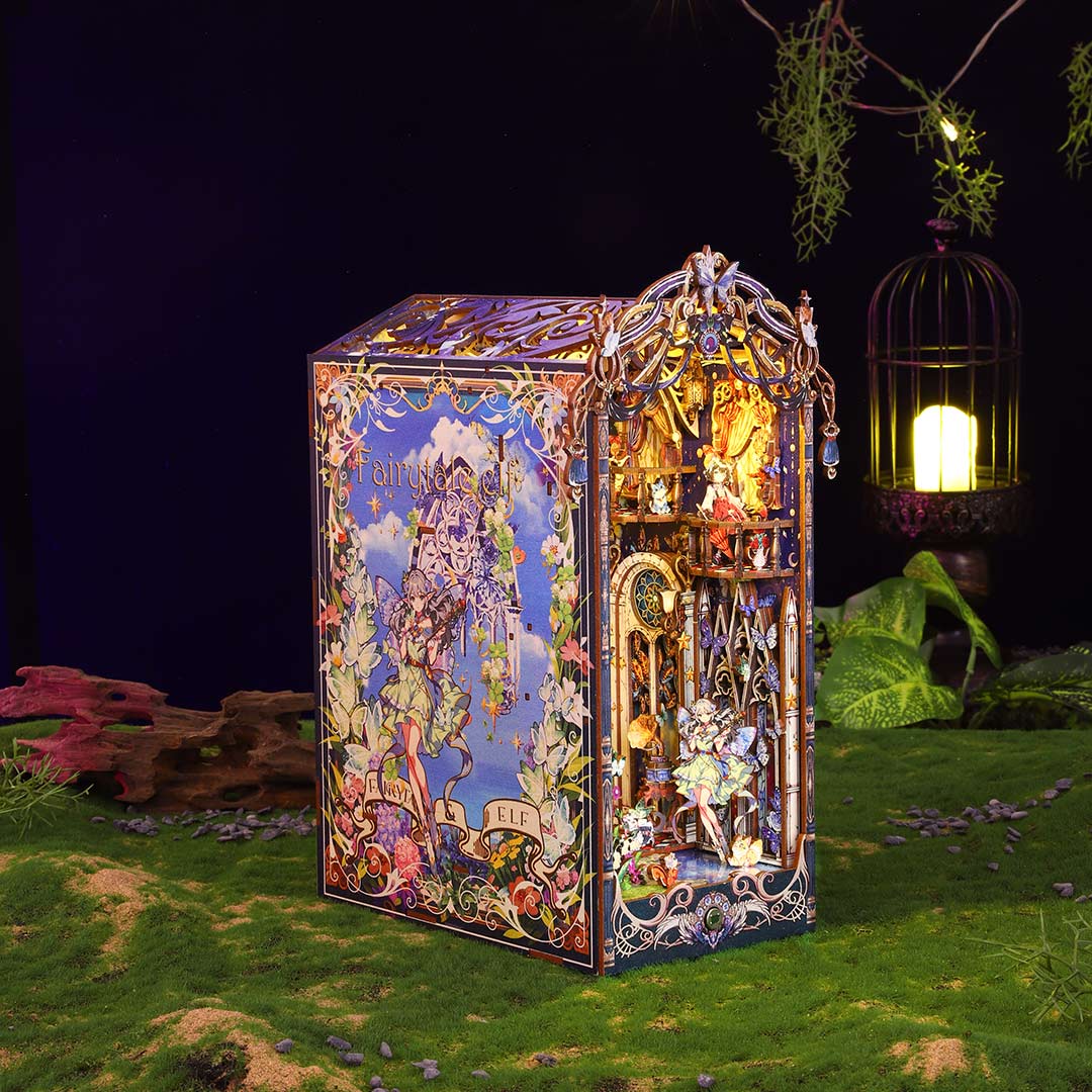 Fairytale Elf DIY Book Nook Shelf Insert - Image 28