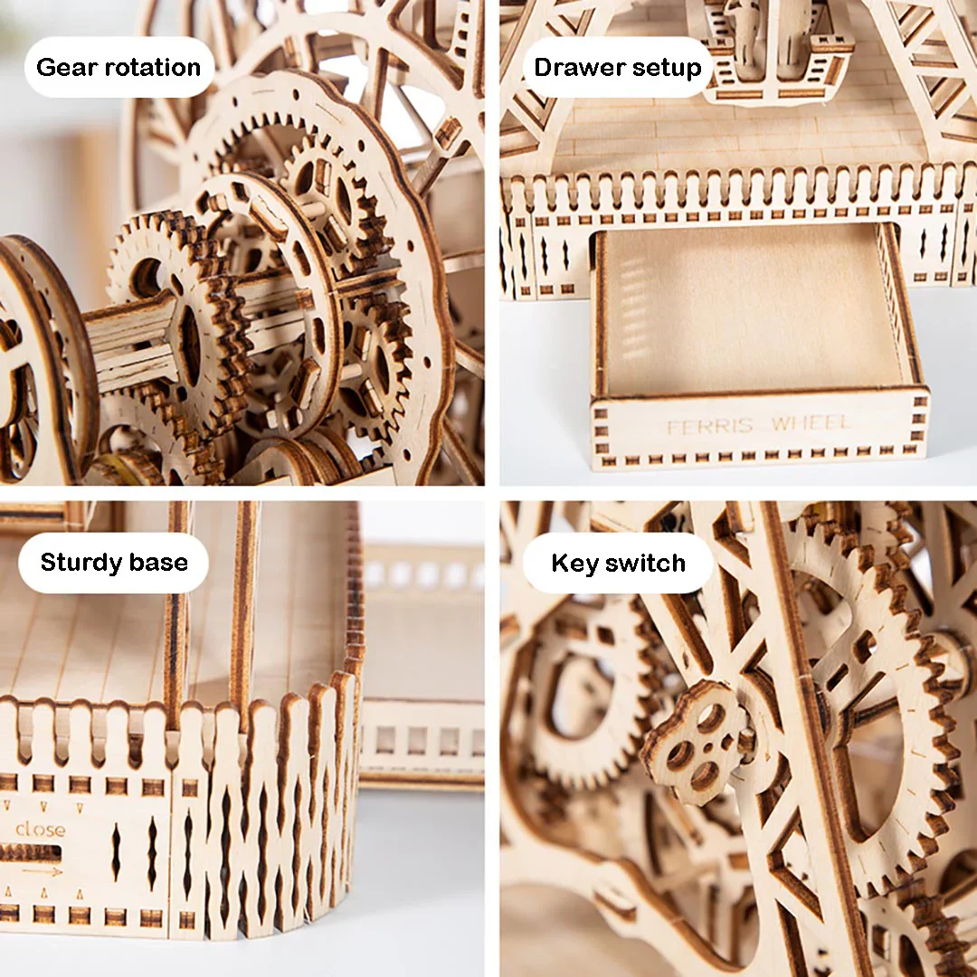 Ferris Wheel 3D Wooden Puzzle - Image 3