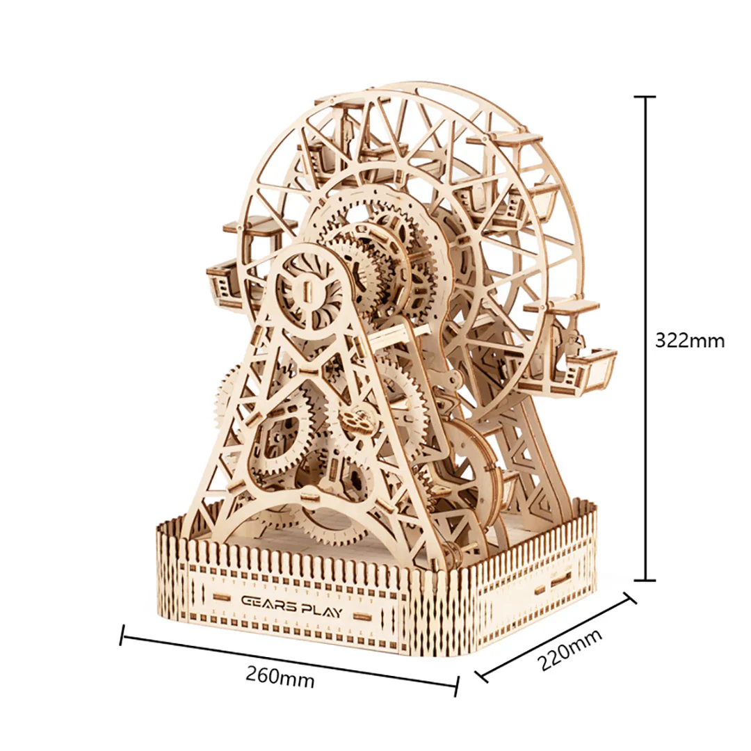 Ferris Wheel 3D Wooden Puzzle - Image 4