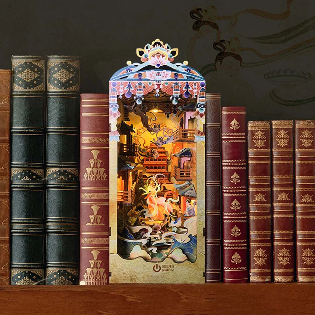 Dance of the Flying Apsaras DIY Booknook Kit Shelf Inserts - Image 4