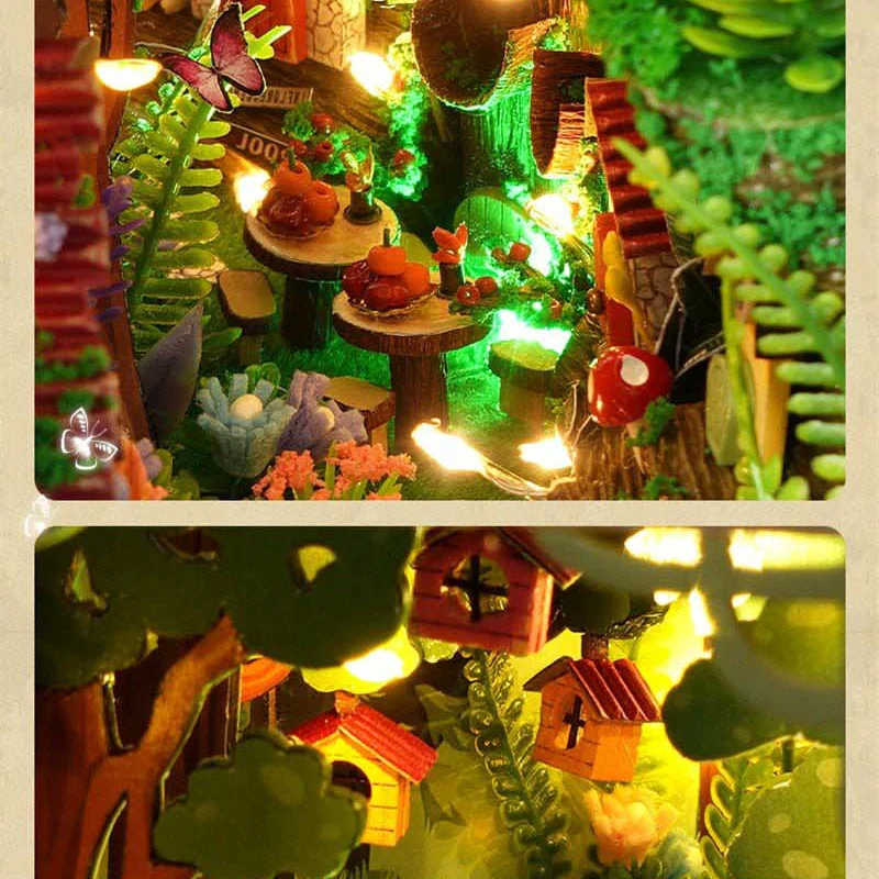 Firefly Forest DIY Crafts Book Nook Bookshelf Insert - Image 12