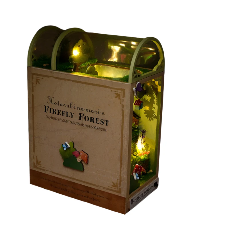 Firefly Forest DIY Crafts Book Nook Bookshelf Insert - Image 4