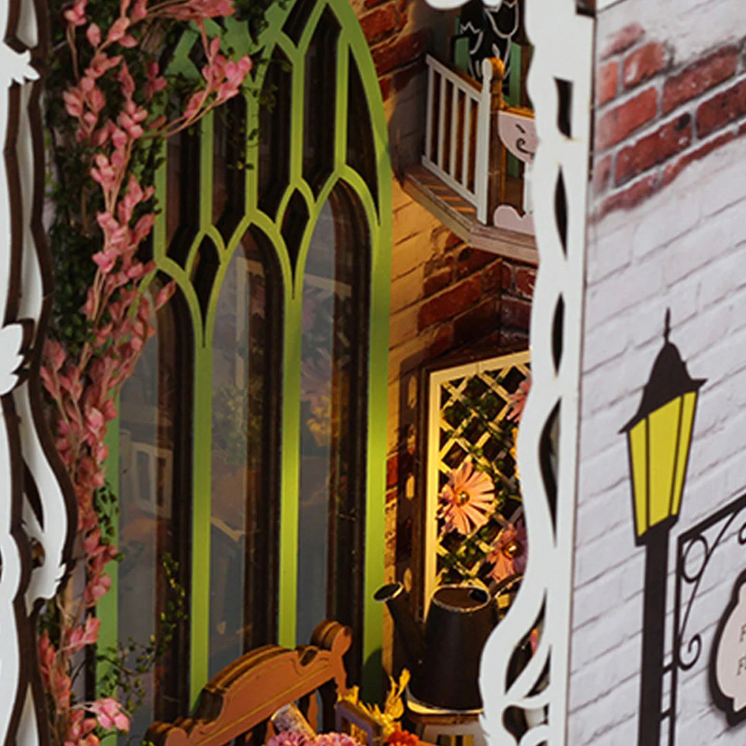 Flower House DIY Book Nook Shelf Insert - Image 10