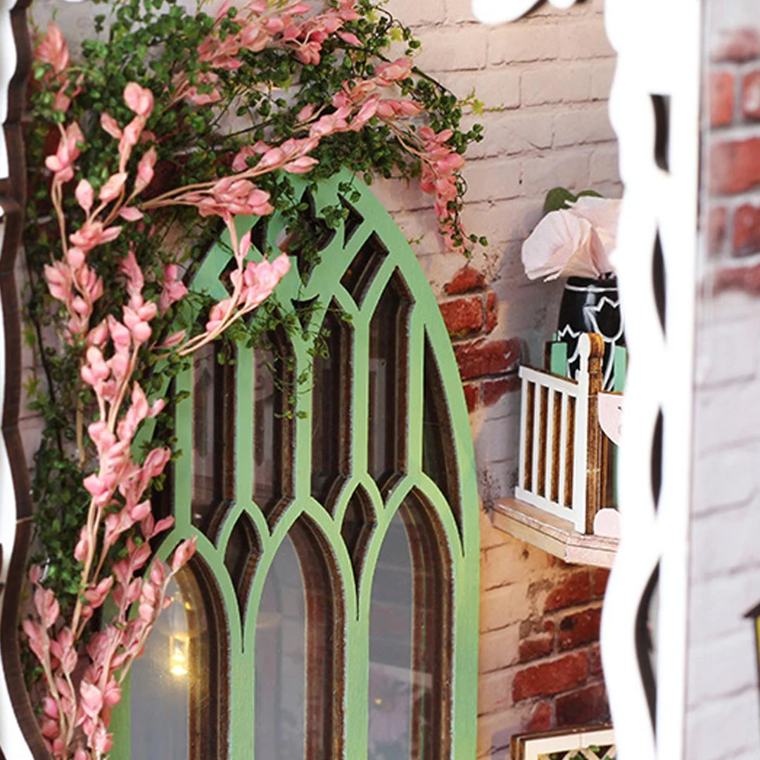 Flower House DIY Book Nook Shelf Insert - Image 11