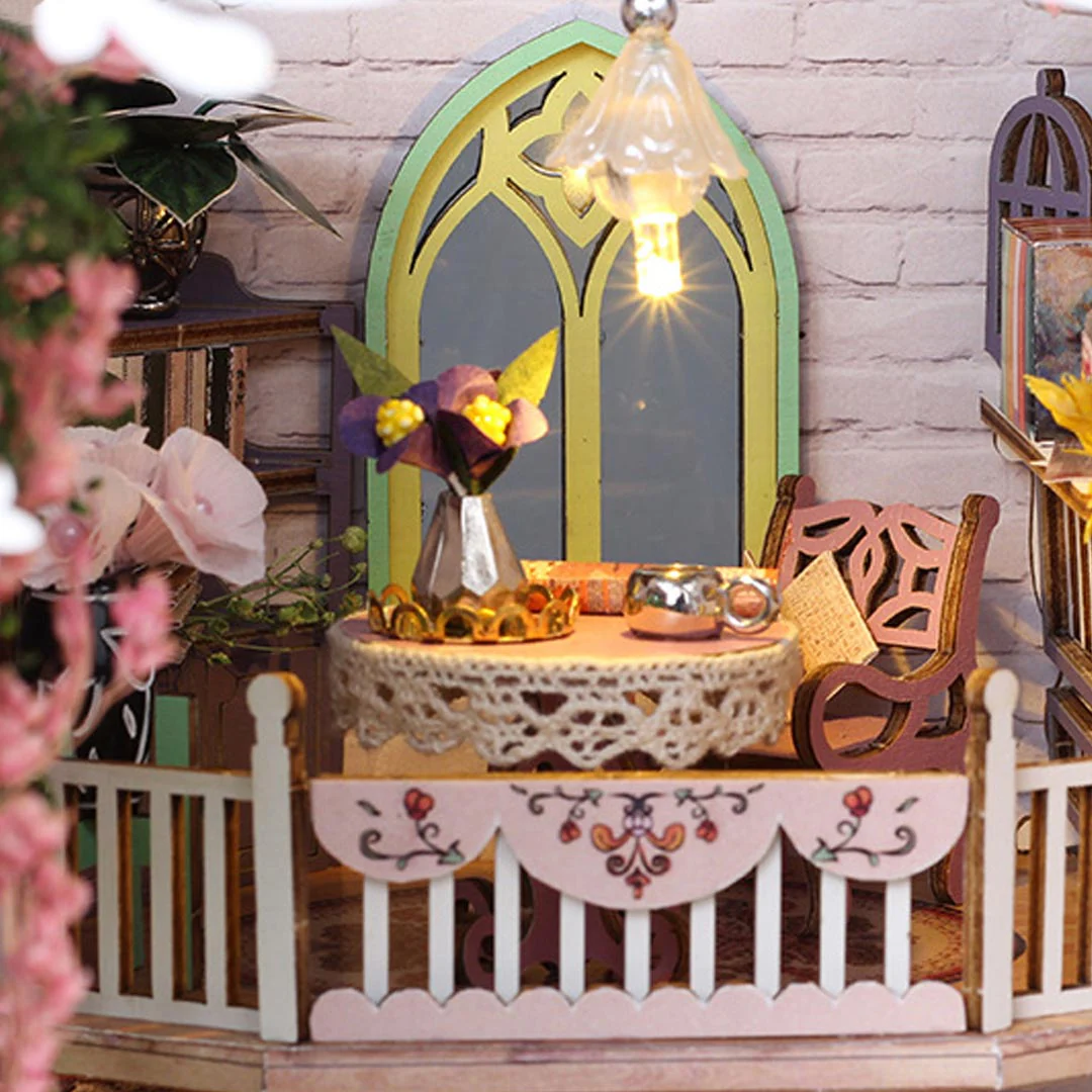 Flower House DIY Book Nook Shelf Insert - Image 12