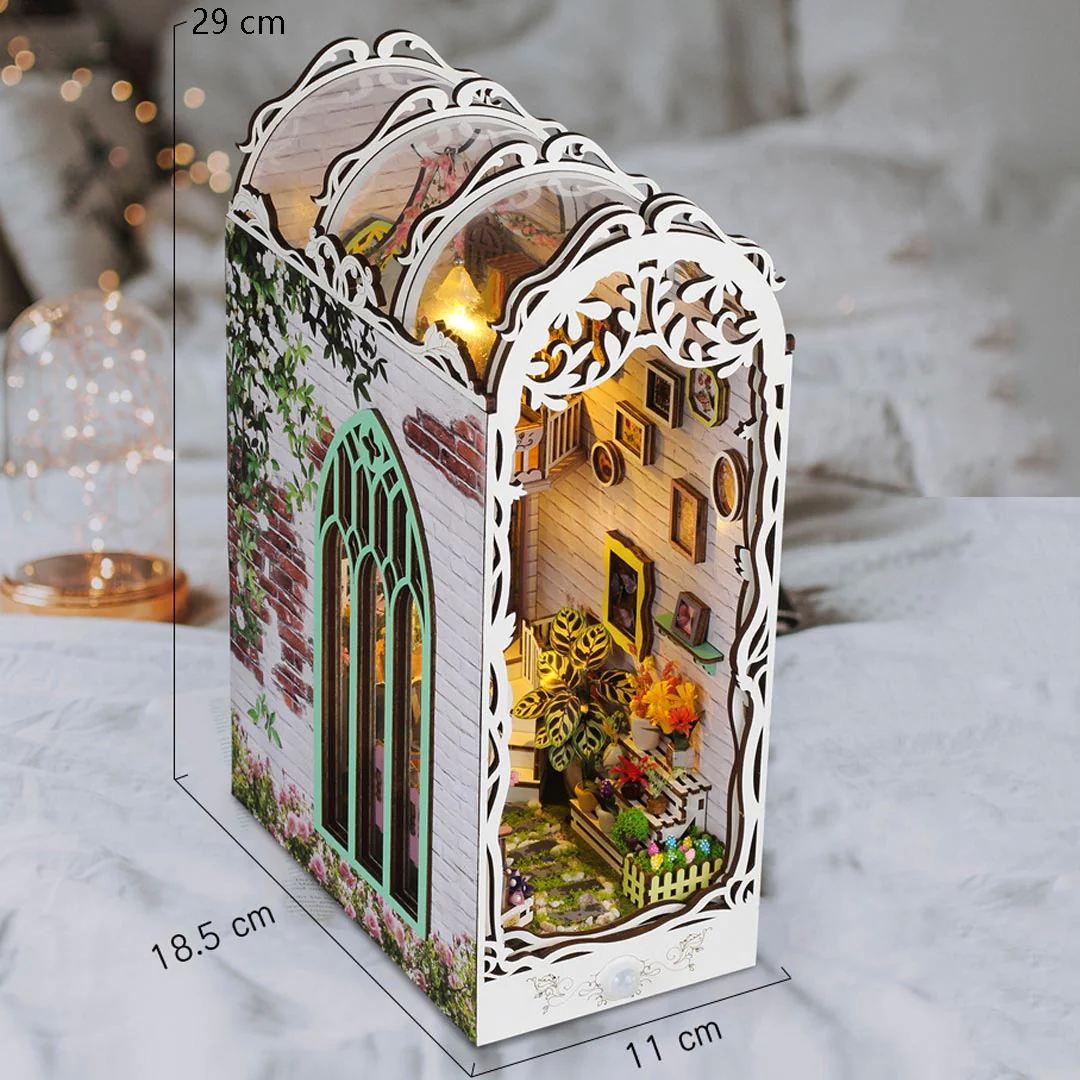 Flower House DIY Book Nook Shelf Insert - Image 14