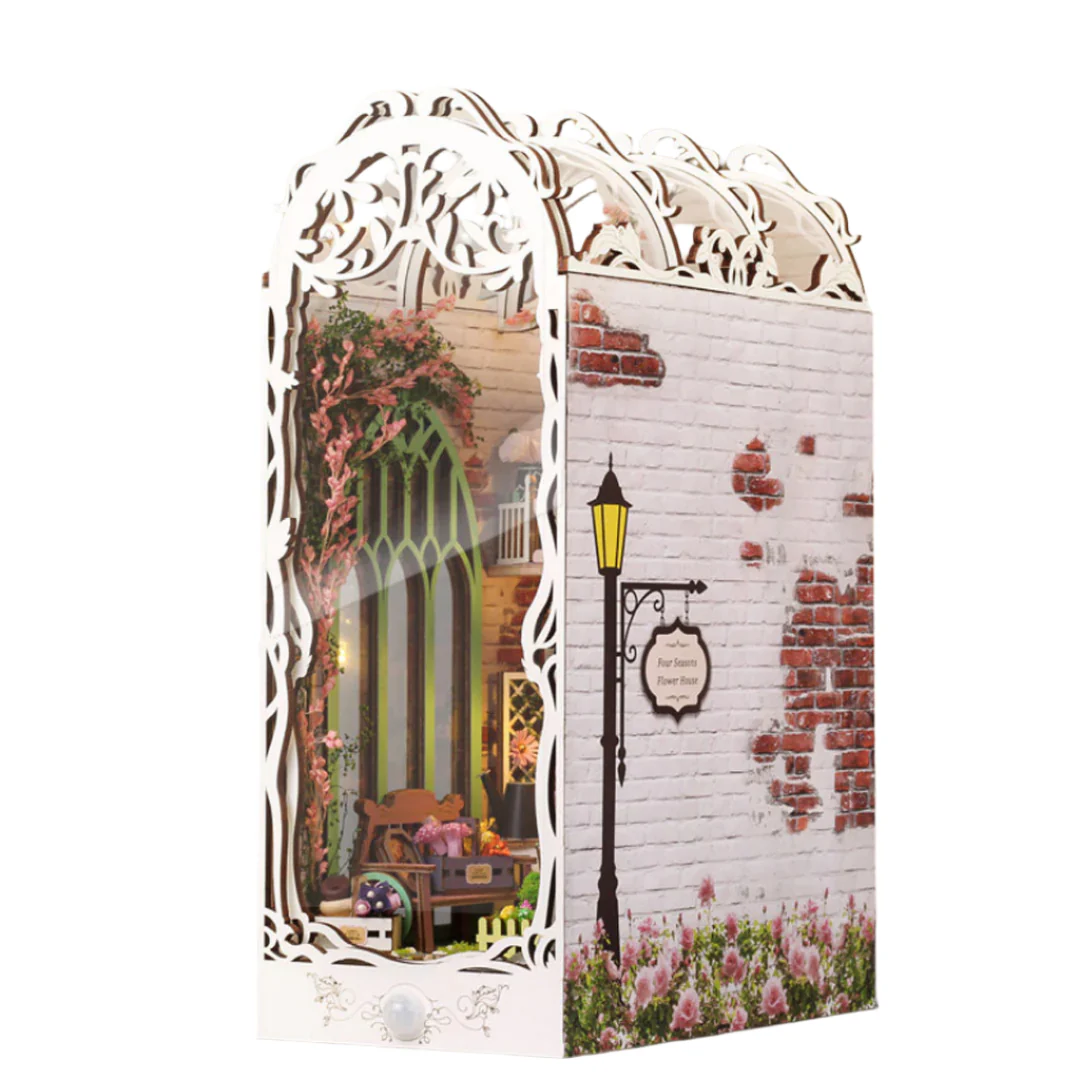 Flower House DIY Book Nook Shelf Insert - Image 4