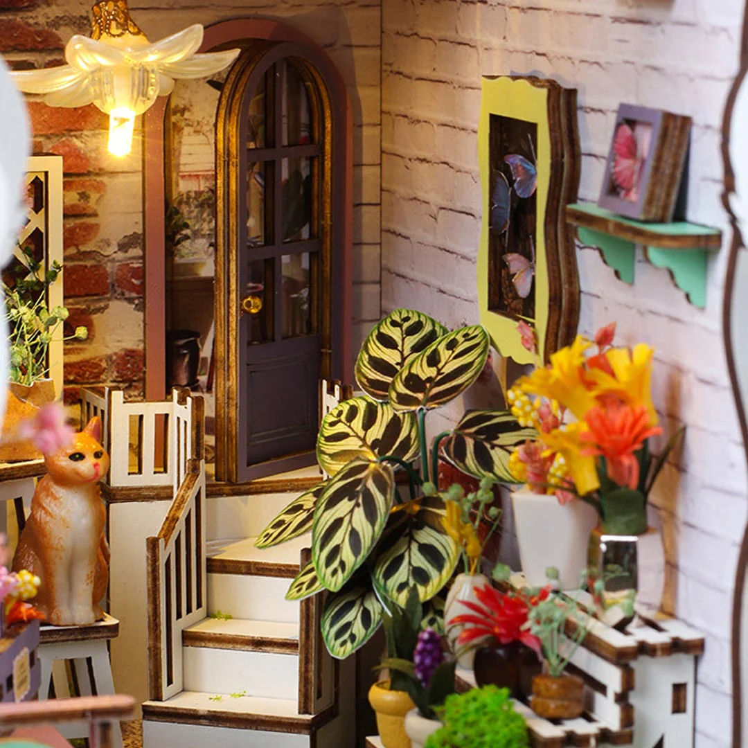 Flower House DIY Book Nook Shelf Insert - Image 7