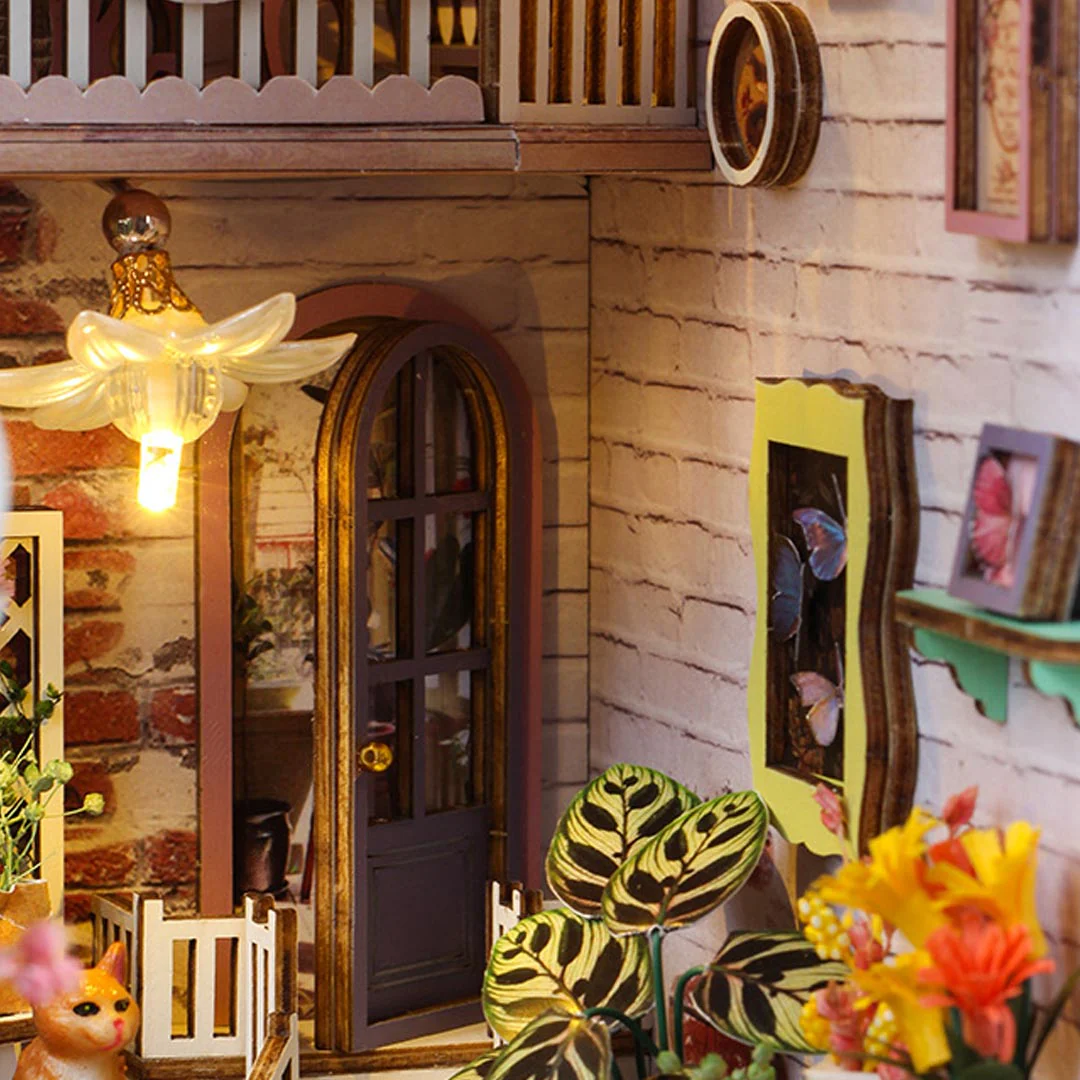 Flower House DIY Book Nook Shelf Insert - Image 8