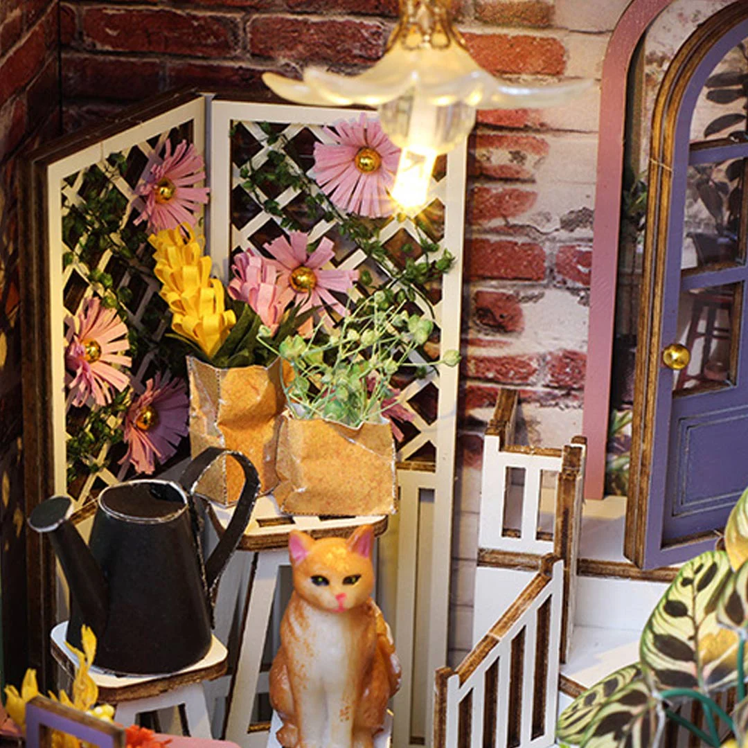 Flower House DIY Book Nook Shelf Insert - Image 9