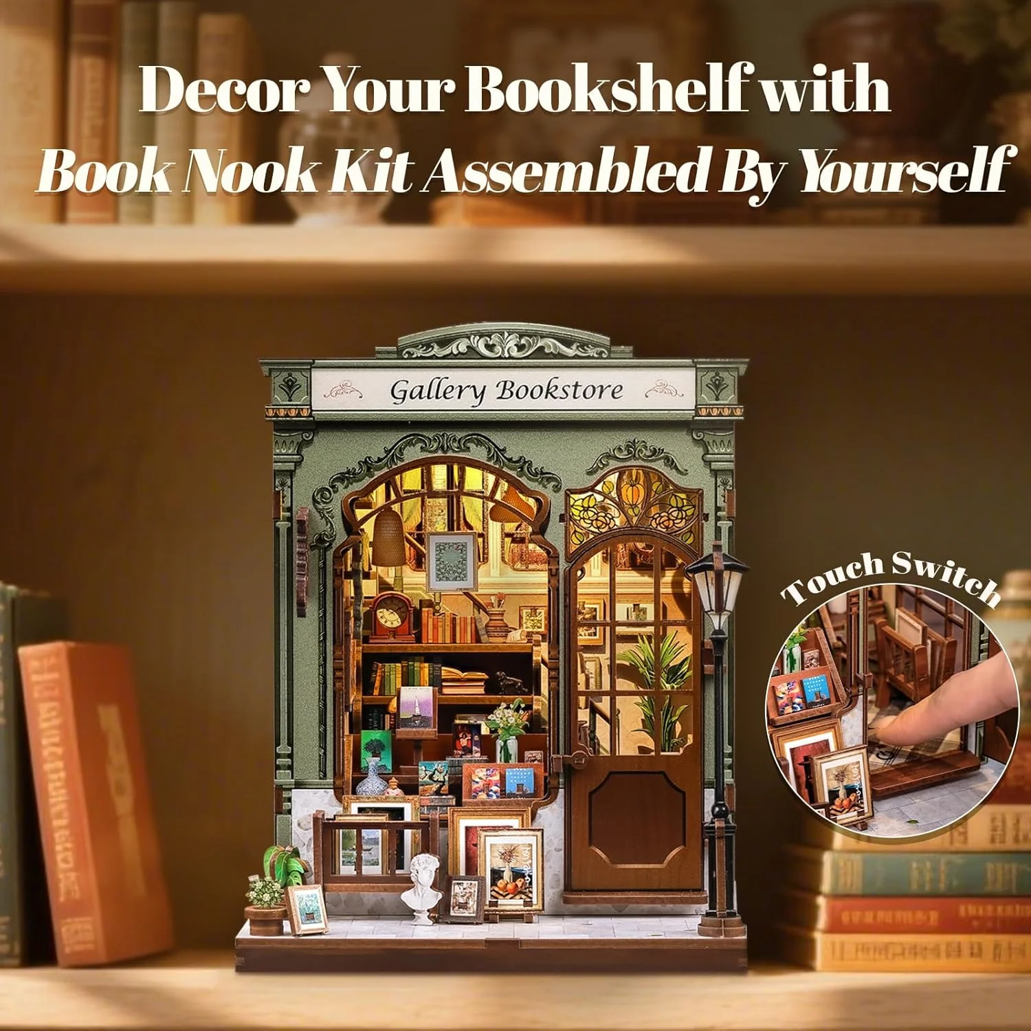 Gallery Bookstore – DIY Miniature House Kit - Image 6