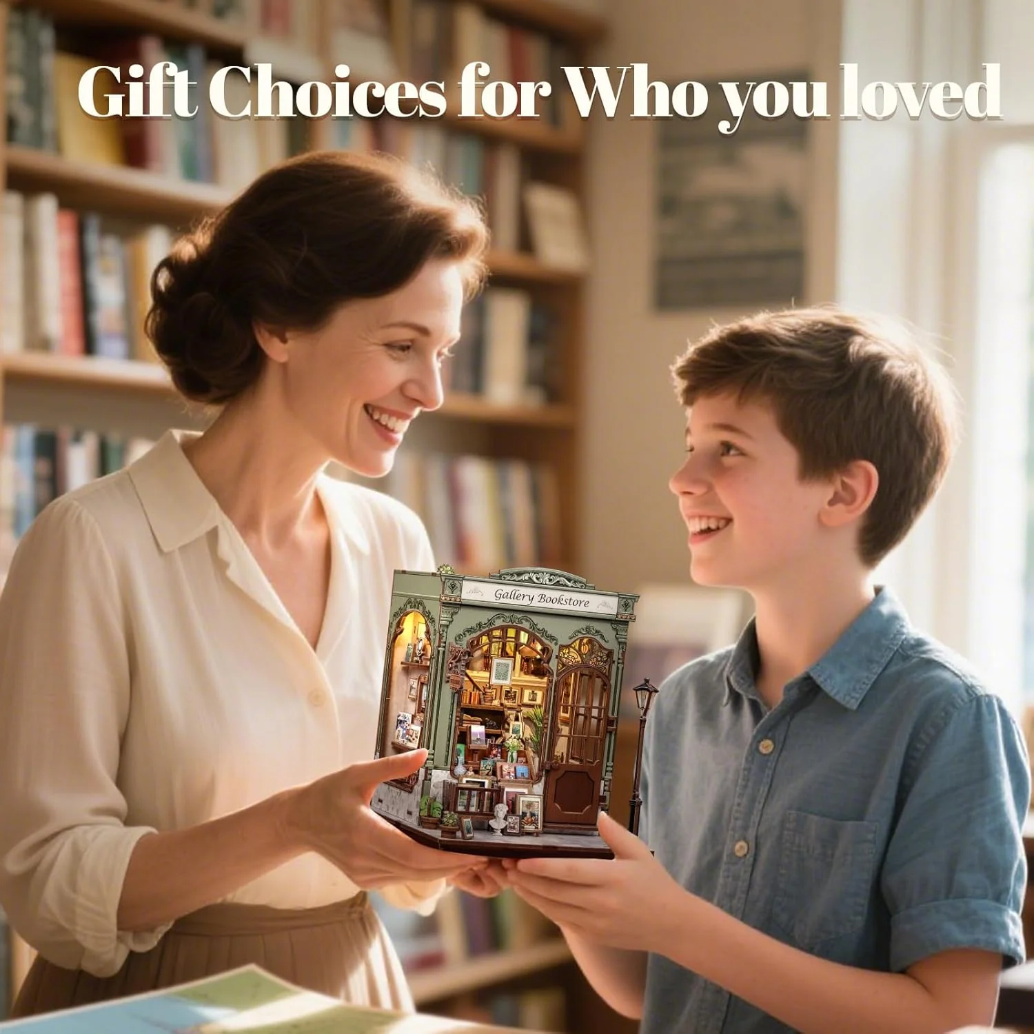 Gallery Bookstore – DIY Miniature House Kit - Image 7