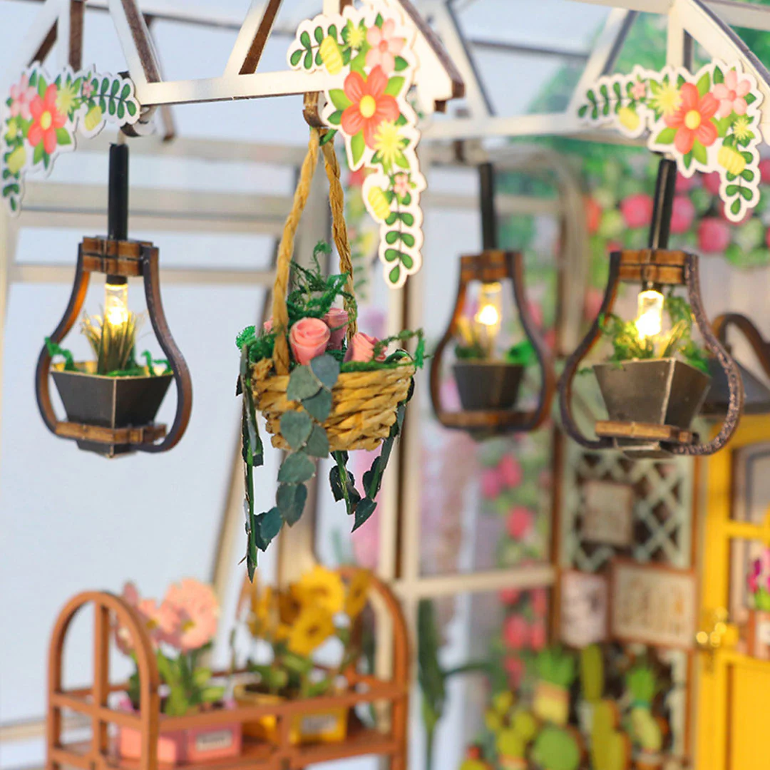 Garden House DIY Book Nook Shelf Insert - Image 12