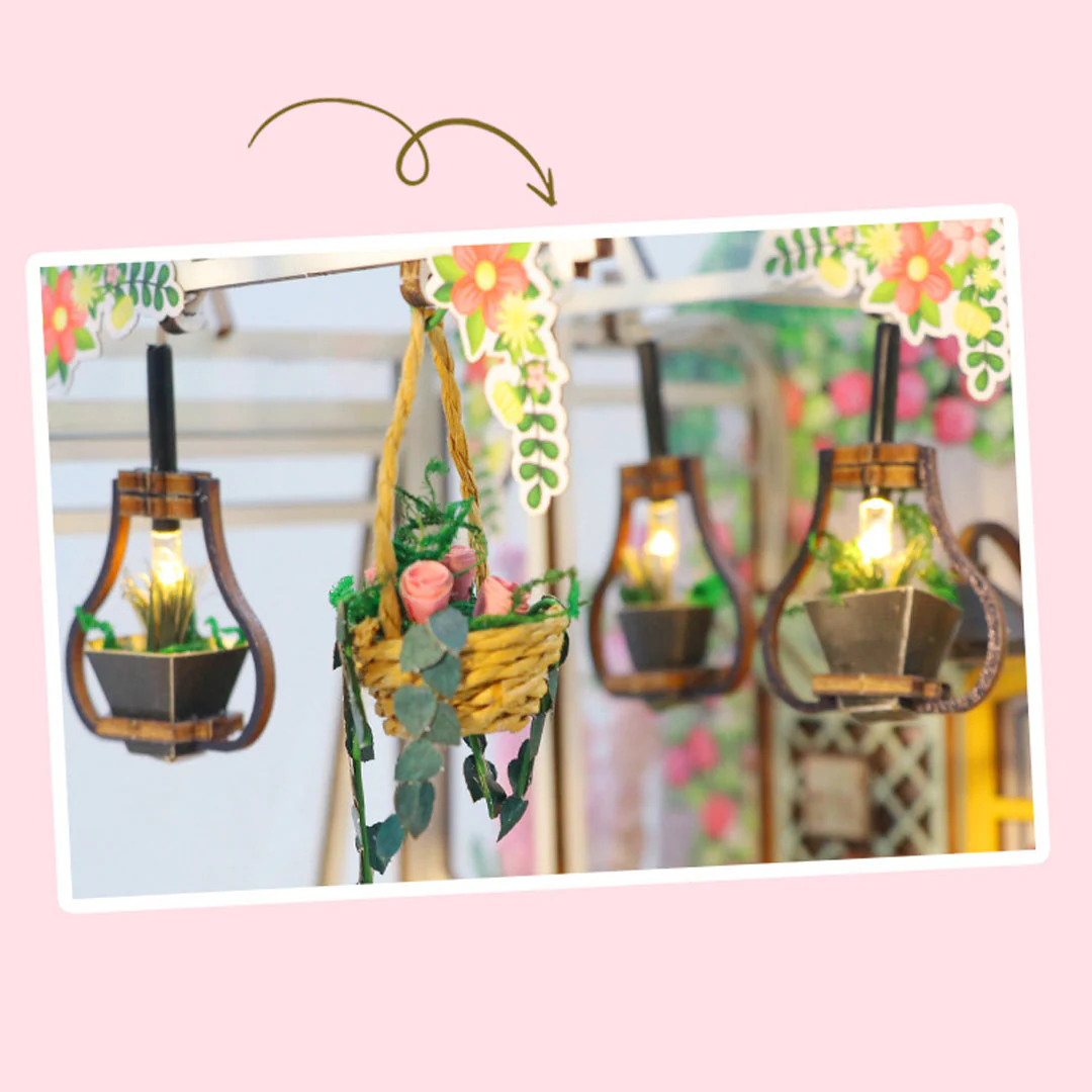 Garden House DIY Book Nook Shelf Insert - Image 18