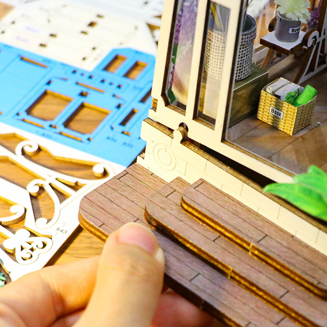 Garden House DIY Book Nook Shelf Insert - Image 19