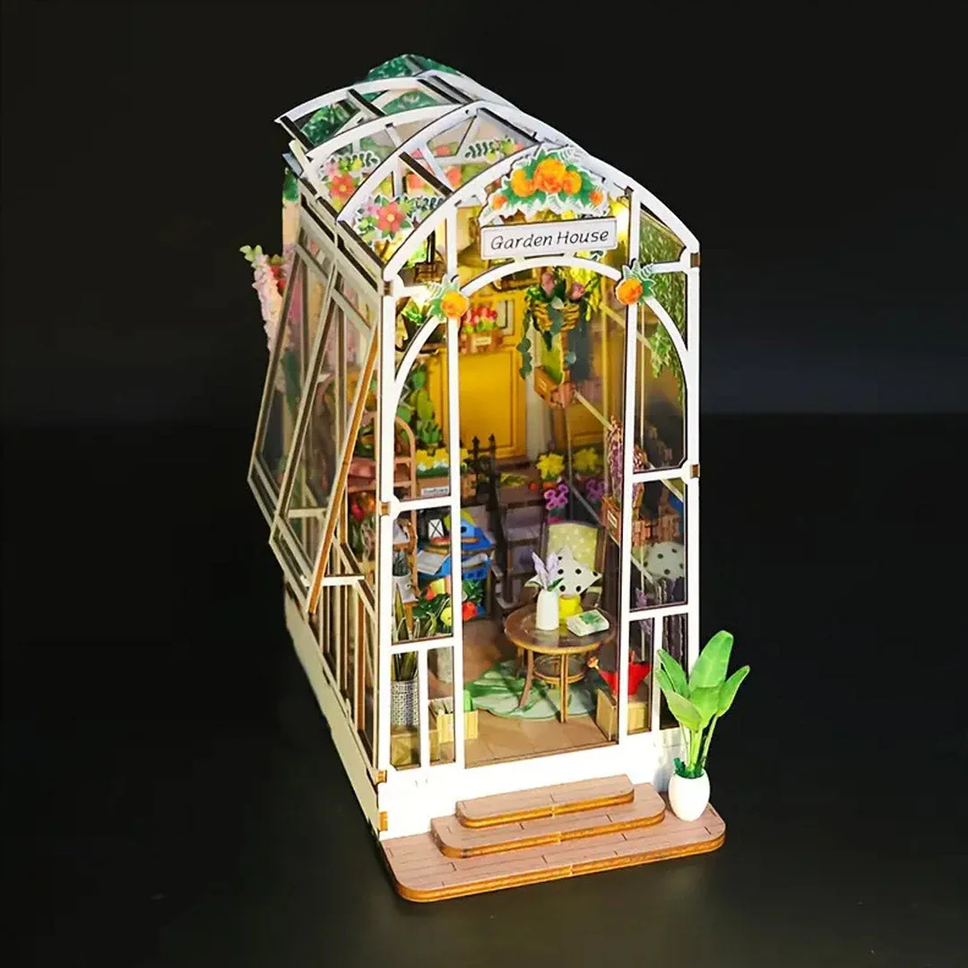 Garden House DIY Book Nook Shelf Insert - Image 22