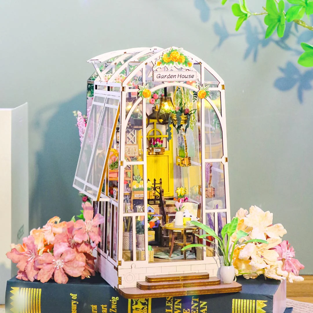 Garden House DIY Book Nook Shelf Insert - Image 6