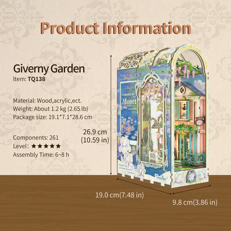 Giverny Garden – DIY Book Nook Kit - Image 6