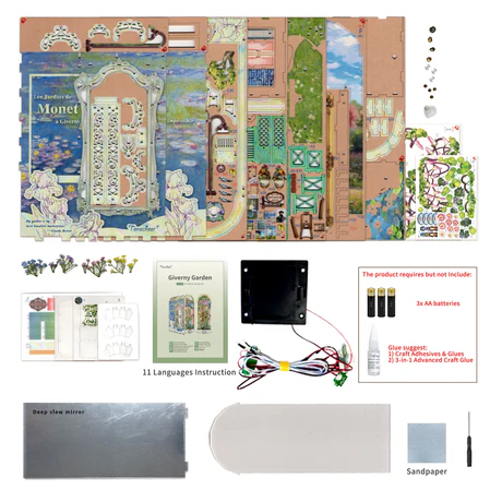 Giverny Garden – DIY Book Nook Kit - Image 8