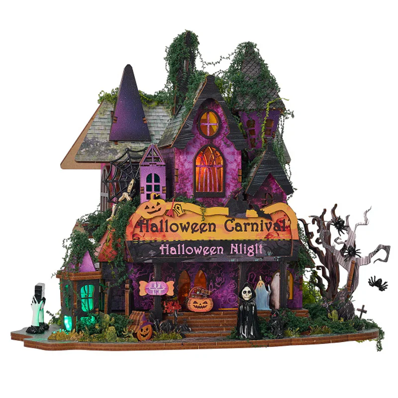 Halloween Night – Mini House book nook Kit - Image 3