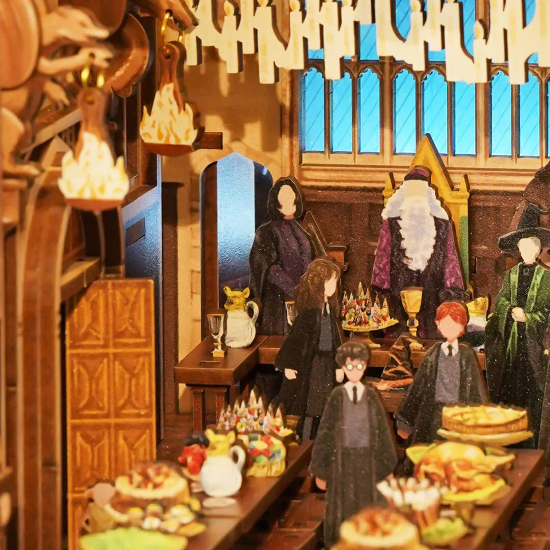 Hogwarts Auditorium – DIY Book Nook Shelf Insert - Image 10