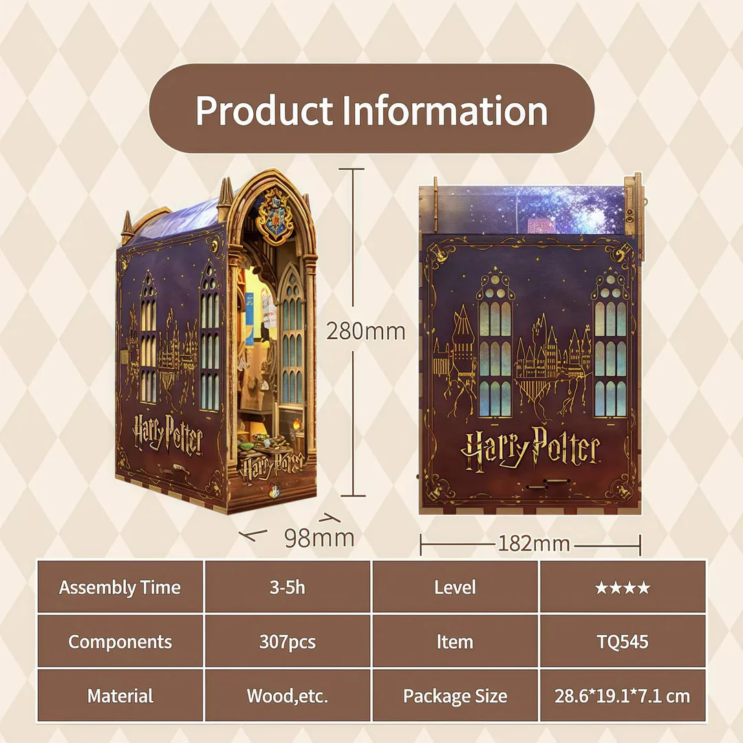 Hogwarts Auditorium – DIY Book Nook Shelf Insert - Image 17