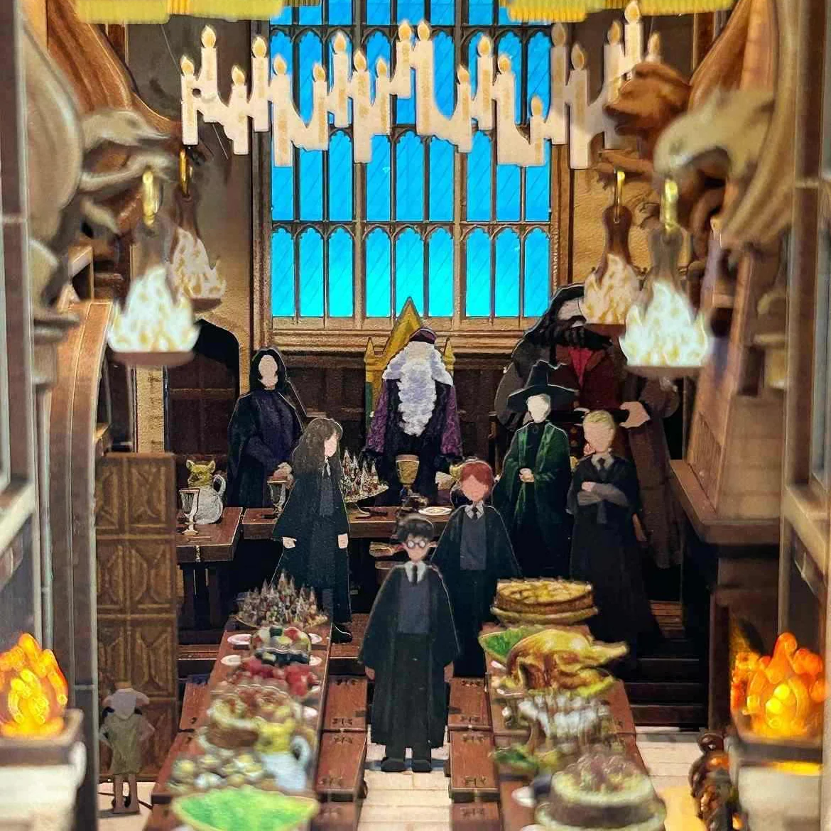 Hogwarts Auditorium – DIY Book Nook Shelf Insert - Image 6