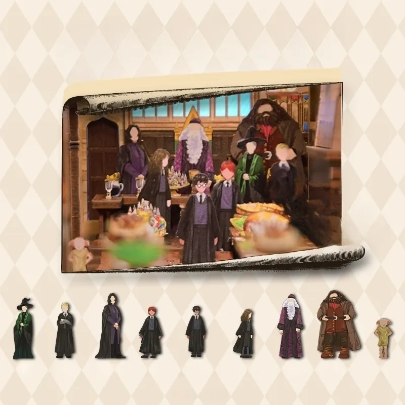 Hogwarts Auditorium – DIY Book Nook Shelf Insert - Image 9