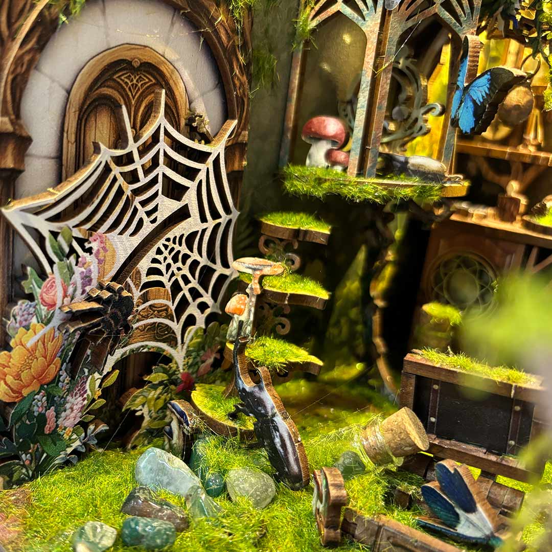 Insect Story DIY Book Nook Bookshelf Insert - Image 10