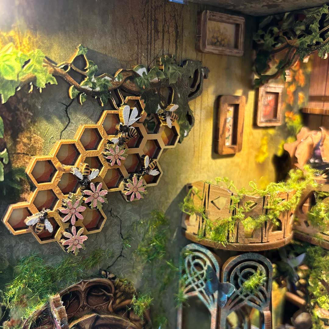 Insect Story DIY Book Nook Bookshelf Insert - Image 13