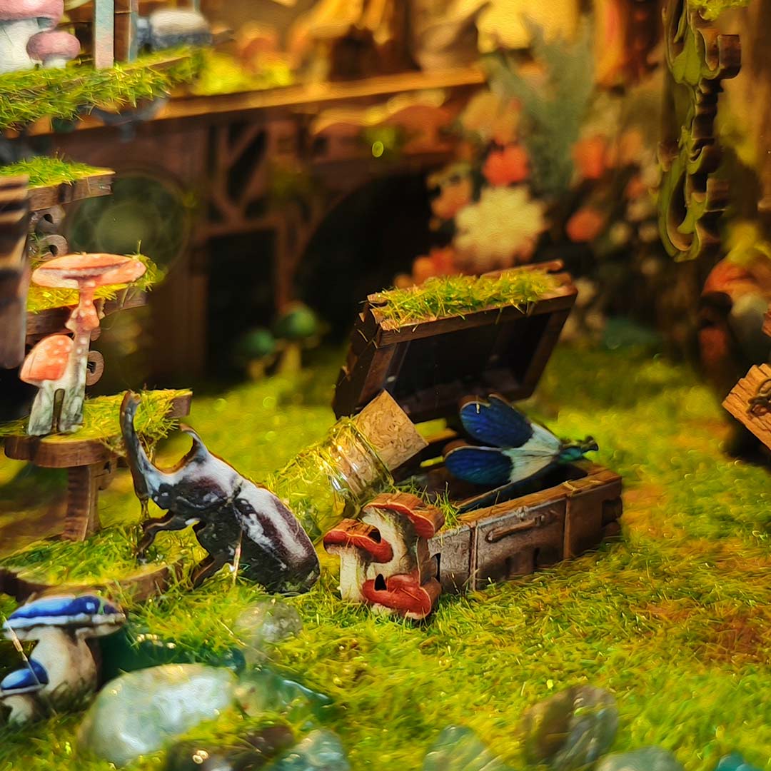 Insect Story DIY Book Nook Bookshelf Insert - Image 16