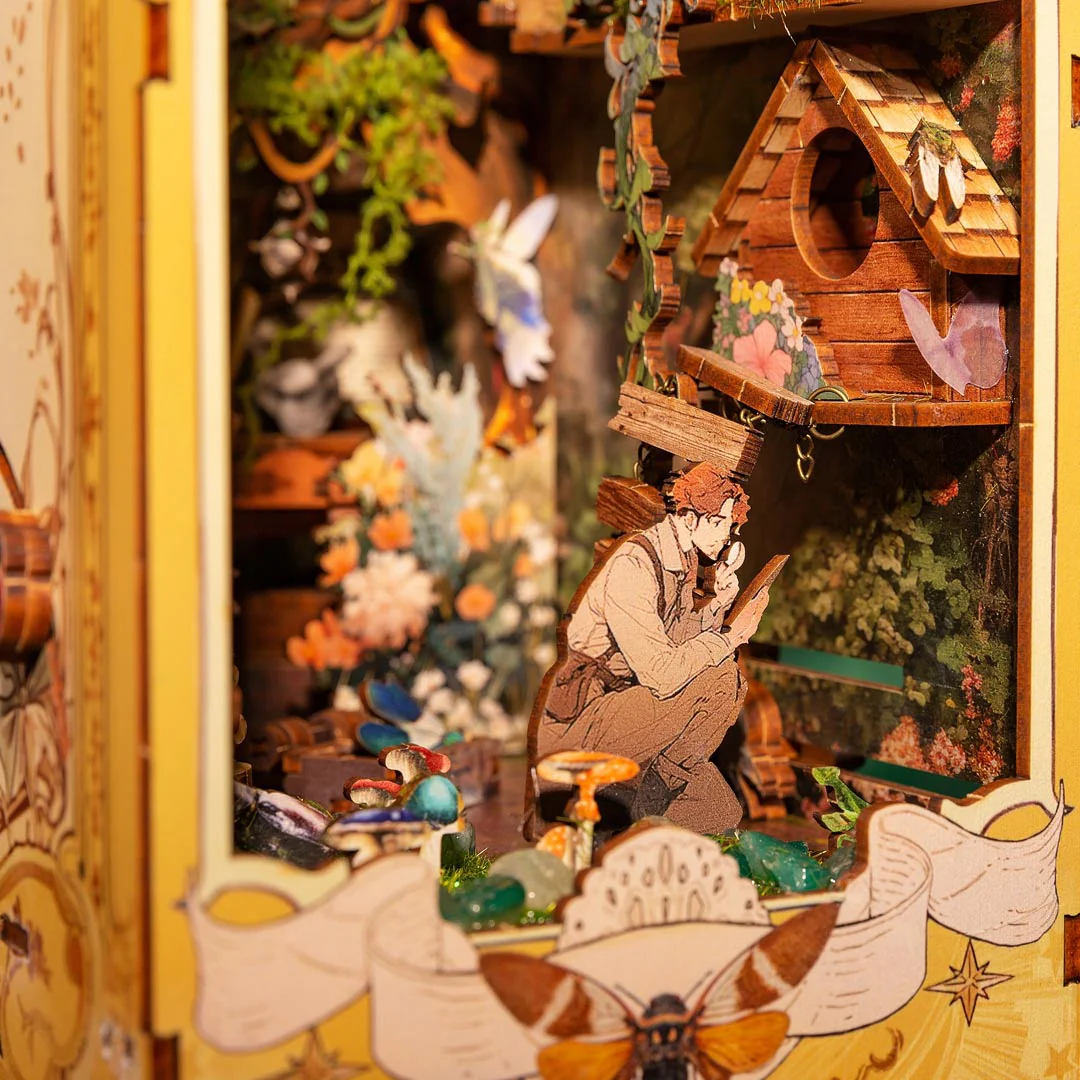 Insect Story DIY Book Nook Bookshelf Insert - Image 25