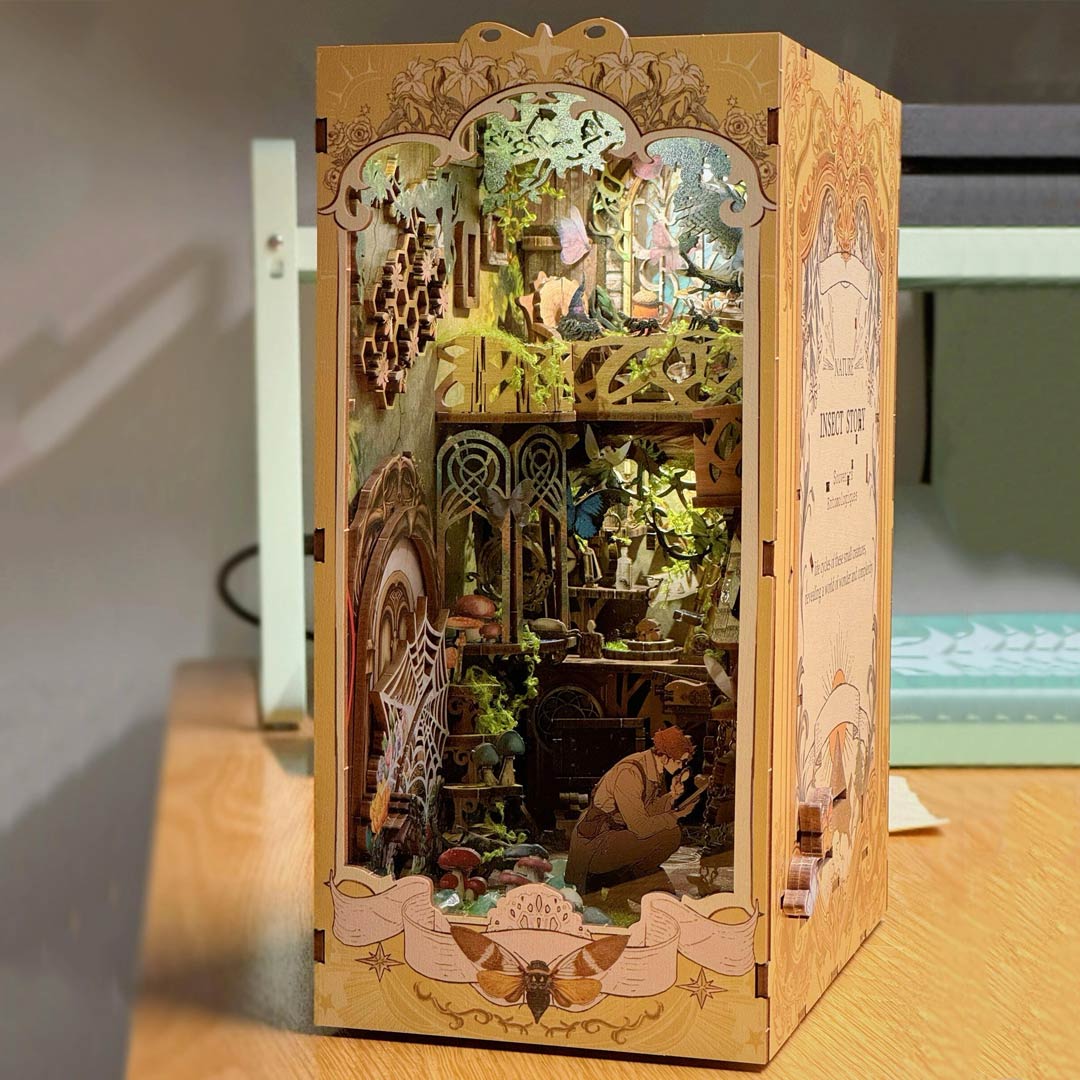 Insect Story DIY Book Nook Bookshelf Insert - Image 26